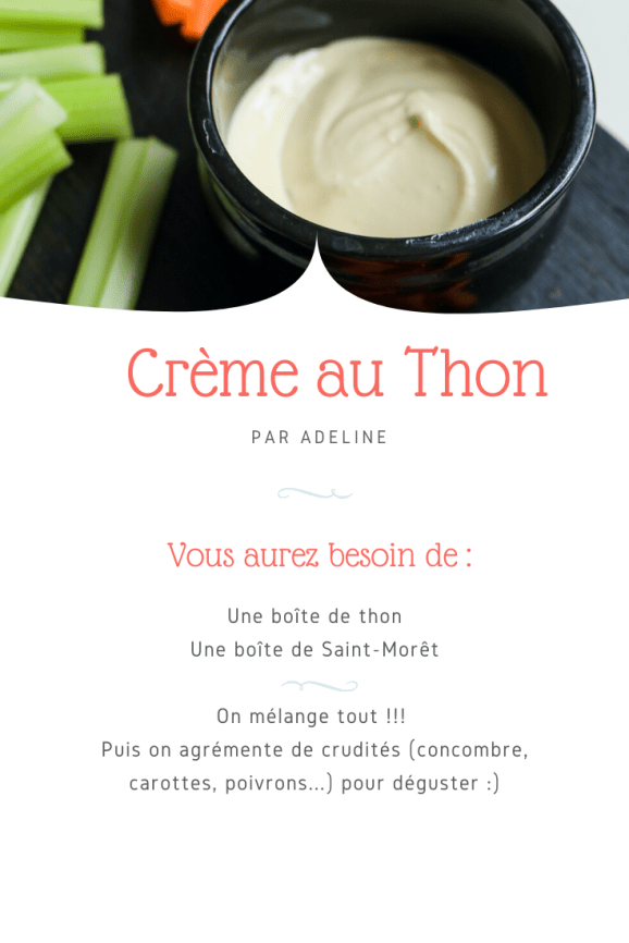 Crème de thon